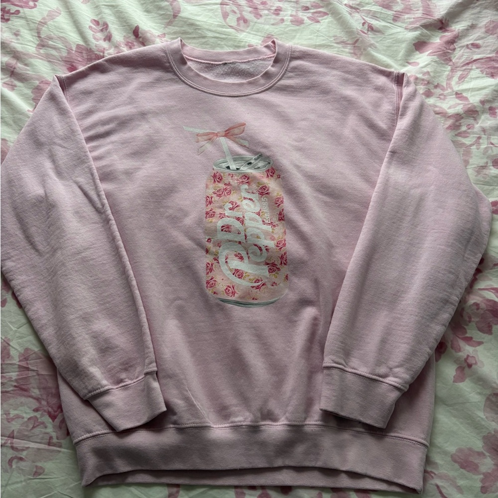 Pink Dr. Pepper Crewneck Size M